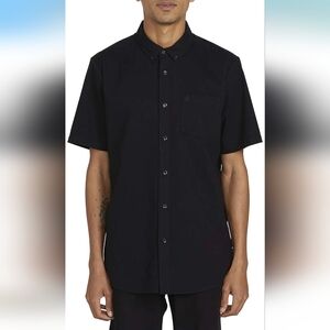 NWT Volcom Men's Everett Oxford Short Sleeve Shirt